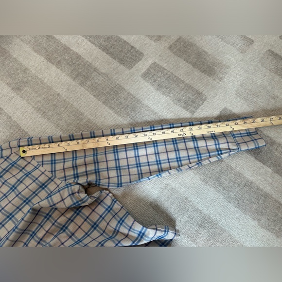 UNTUCKit Men’s Avesso Regular Fit Plaid Tan Button Down Shirt (Size S) - Picture 8 of 8